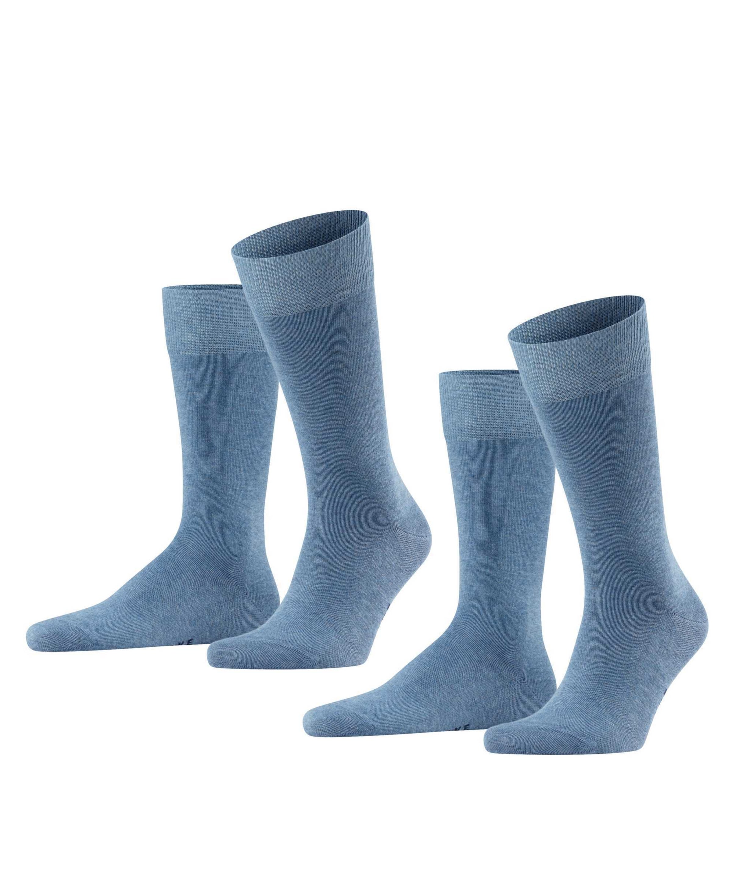 FALKE Socks 'Happy' in Blue: front