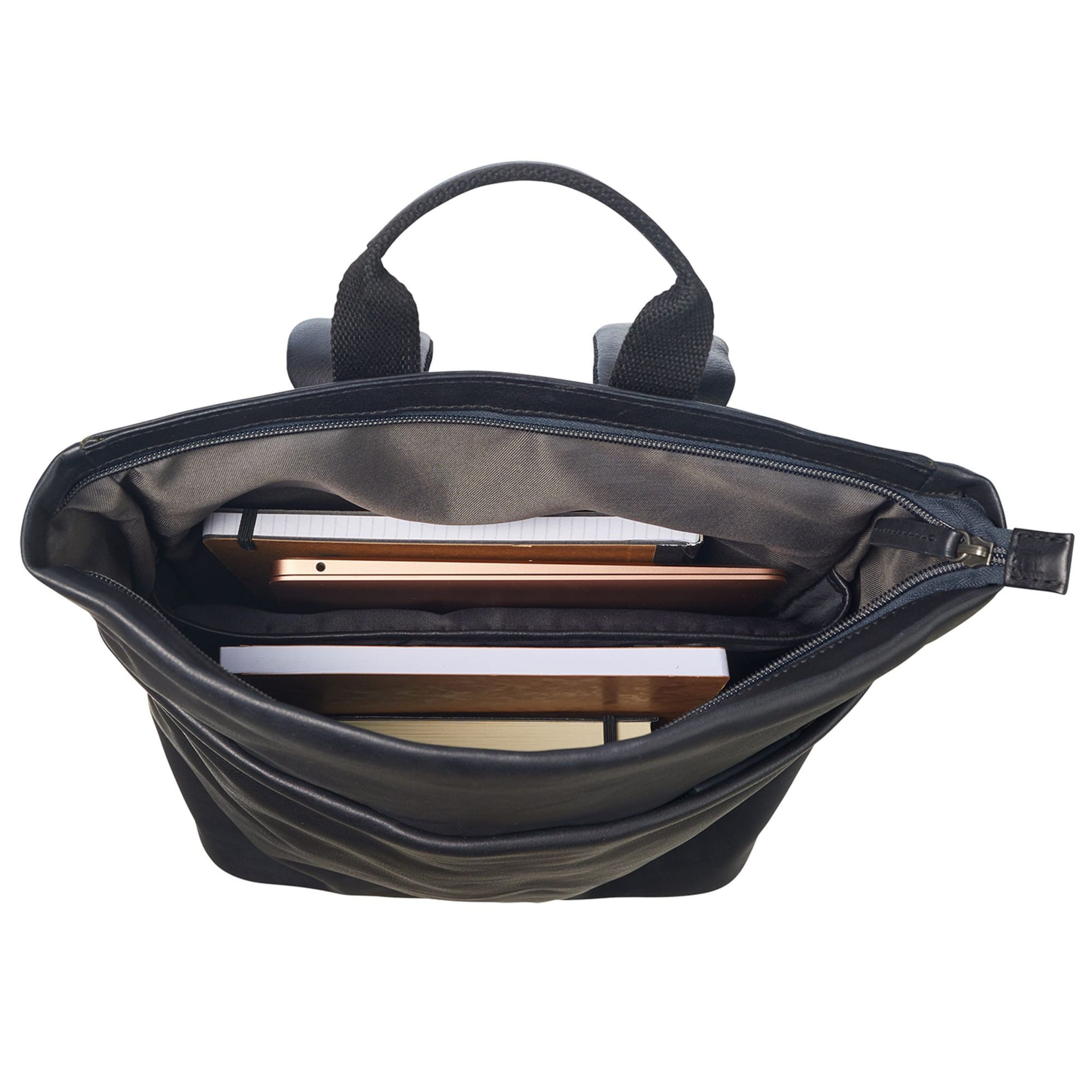 Zaino 'Hamburg' di LEONHARD HEYDEN in nero