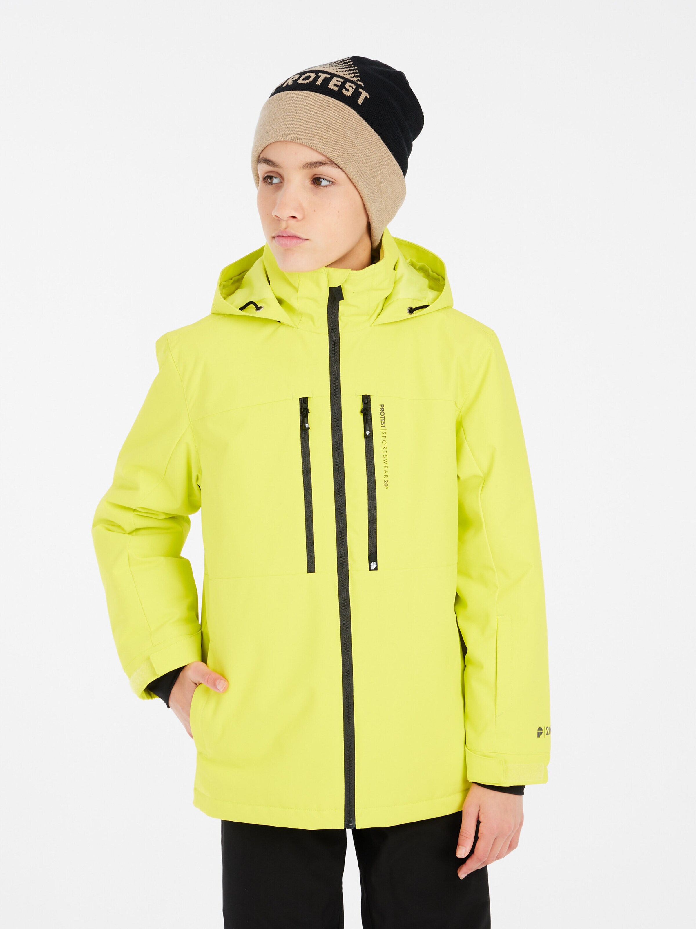 PROTEST Athletic Jacket 'PRTFLYNTY JR' in Green