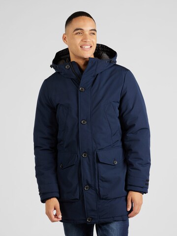 Parka invernale di s.Oliver in blu: frontale