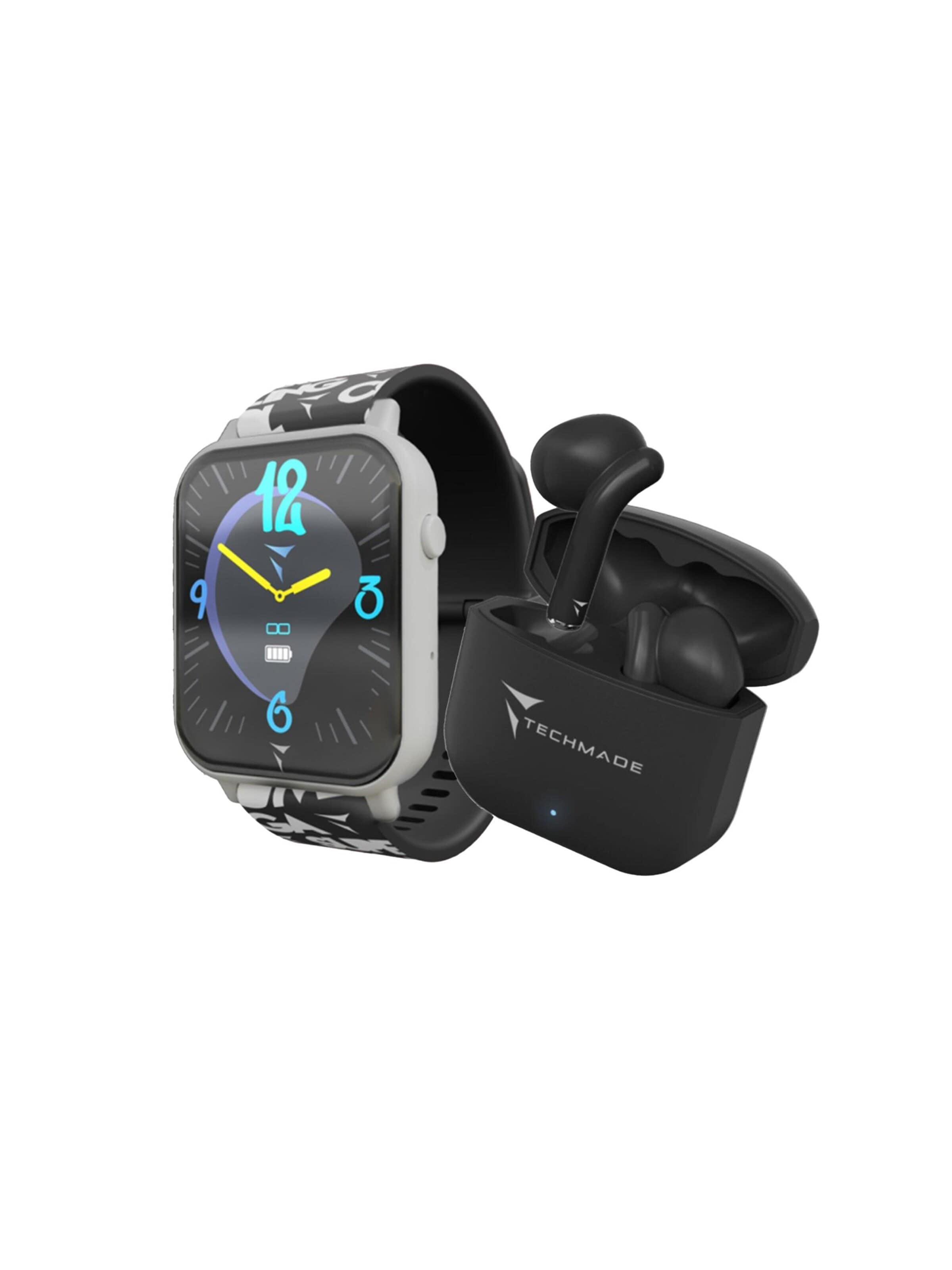 Techmade Digitaluhr 'Dreamer - Bundle-Paket'‌‌‌‌‌‌‌‌ in Weiß: Vorderseite