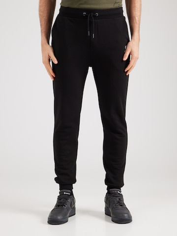 Karl Lagerfeld Tapered Hose in Schwarz: Vorderseite