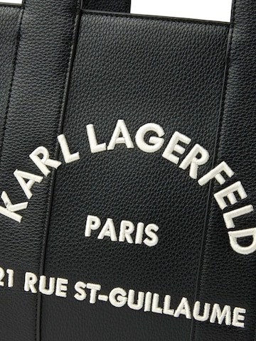 Cabas 'Carré' Karl Lagerfeld en noir