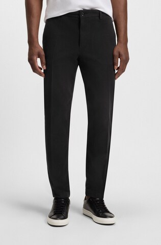 BOSS Slimfit Hose 'H-Kaiton1' in Schwarz: Vorderseite