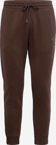 HOLLISTER Tapered Broek in Bruin: voorkant