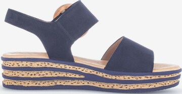 GABOR Sandalen met riem in Blauw