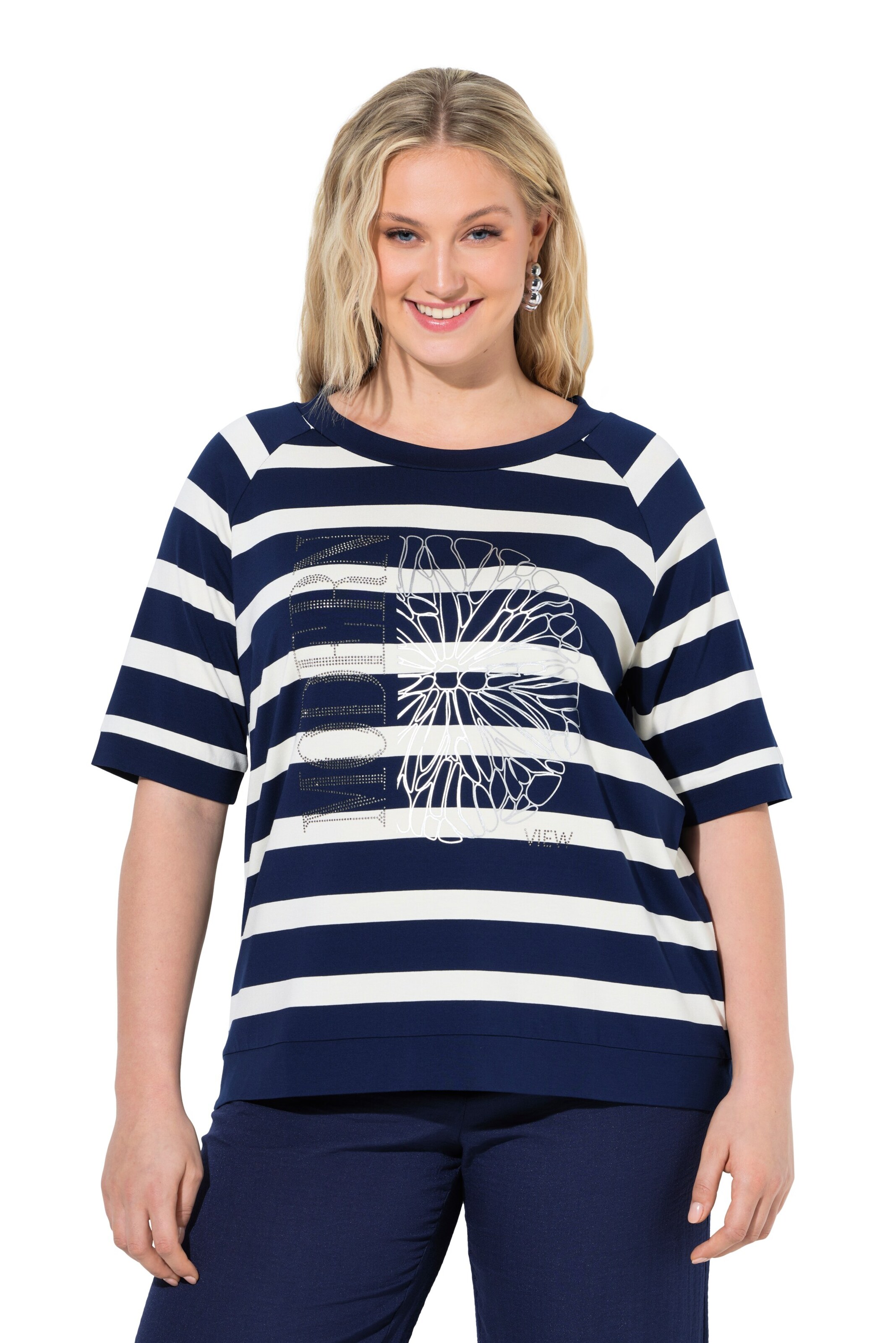 Ulla Popken Shirt in Blue: front