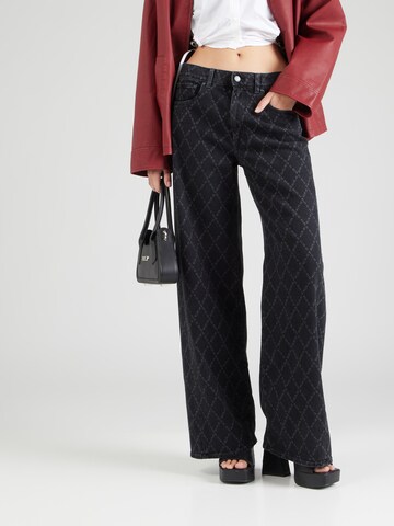 REPLAY Wide Leg Jeans 'AMELYE' in Schwarz: Vorderseite