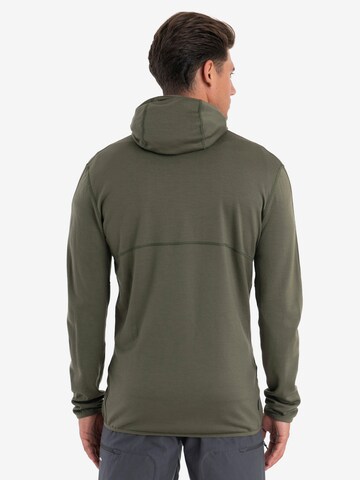 ICEBREAKER Zip-Up Hoodie 'Mer 560 Realfleece EleMtal II' in Green