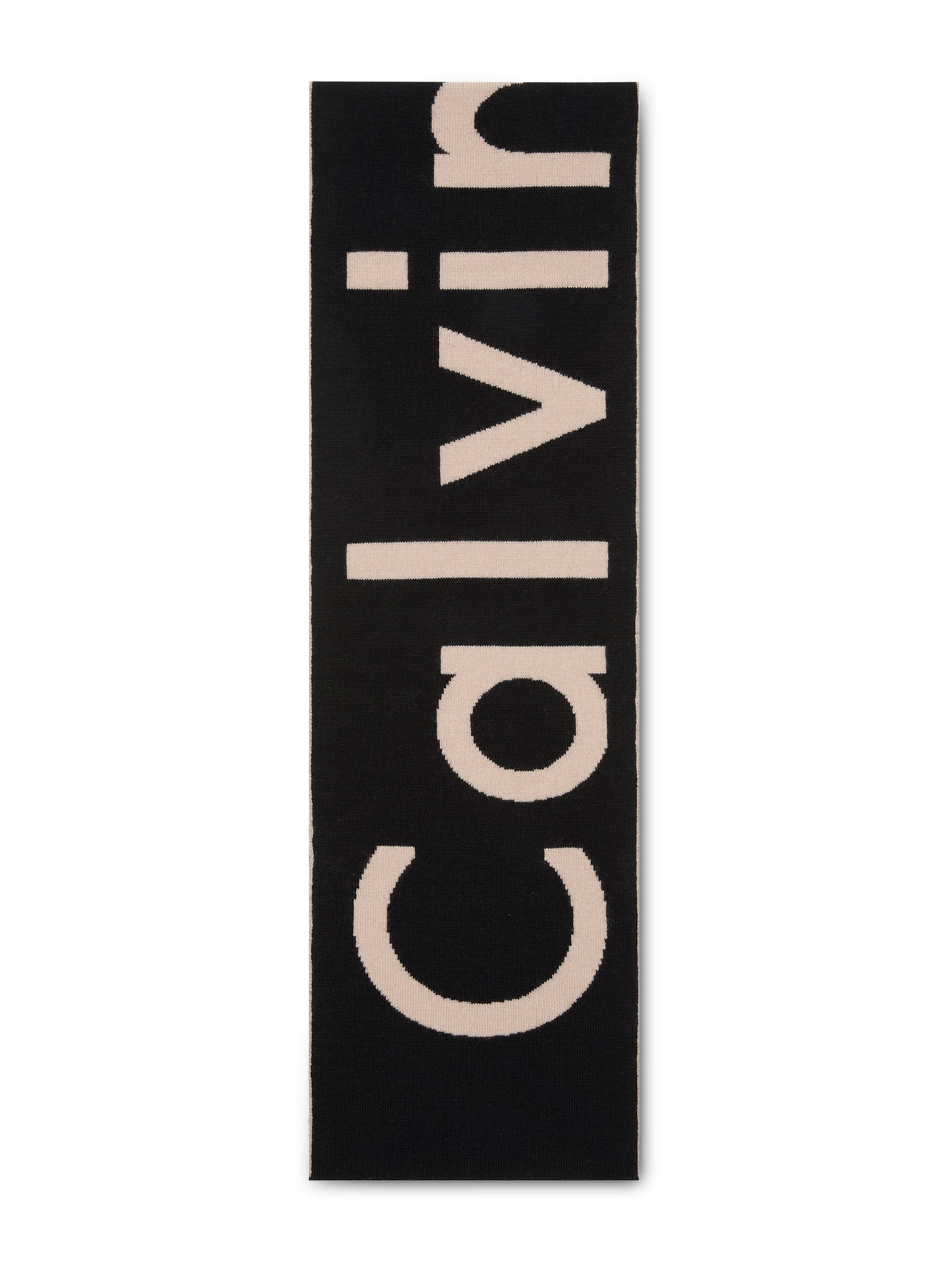 Écharpe Calvin Klein en noir : devant