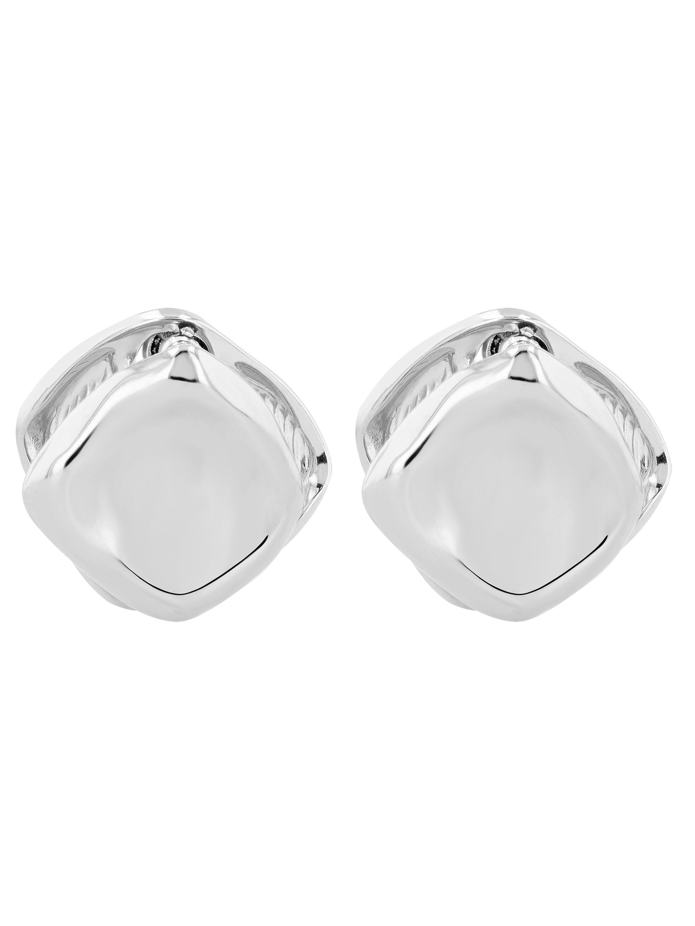 Akzent Earrings 'Varinja, langlebig' in Silver: front