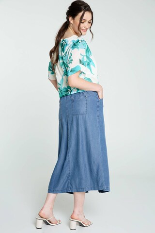 Cassis Bluse in Blau