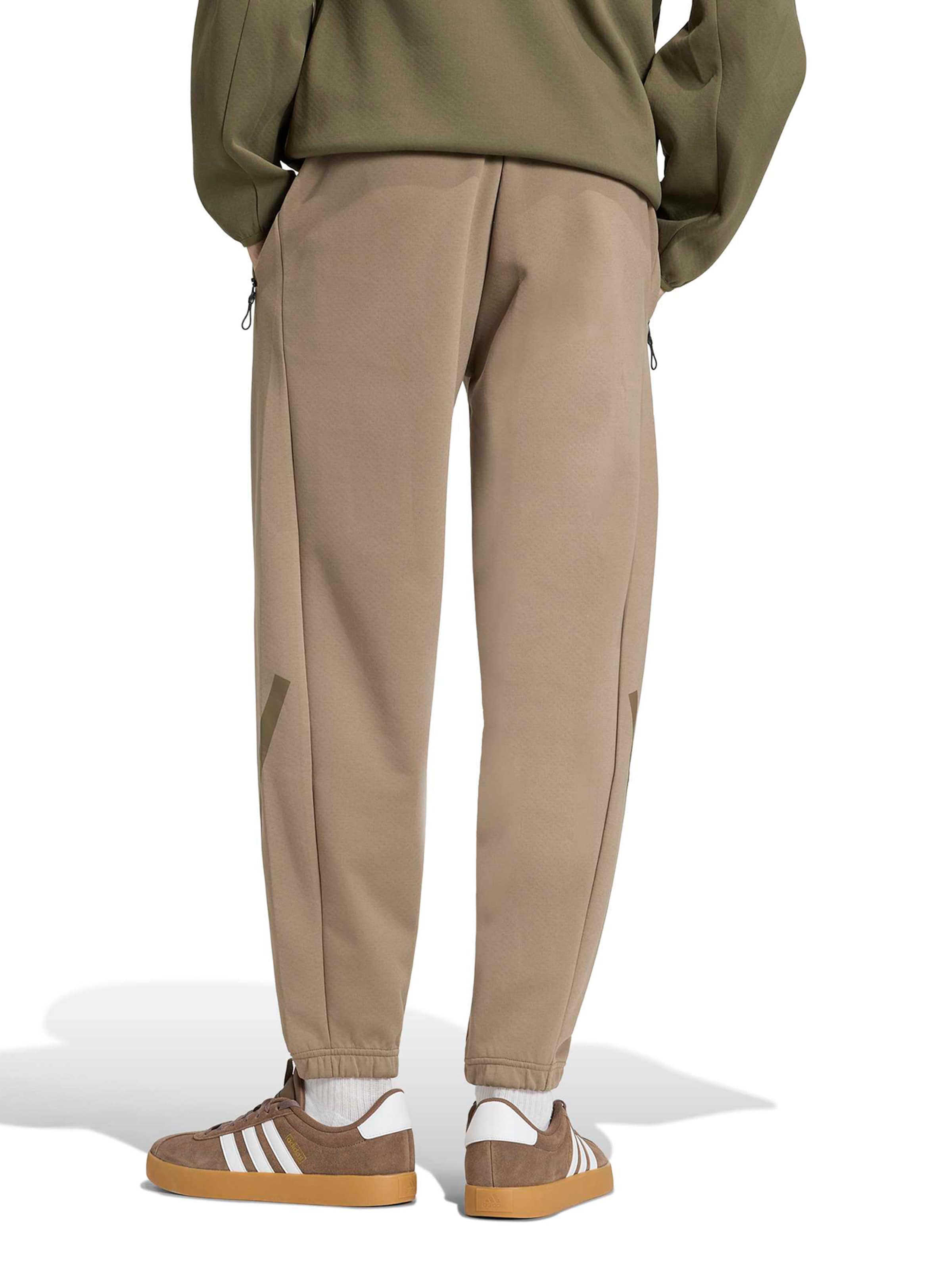 ADIDAS SPORTSWEAR Tapered Παντελόνι φόρμας 'Z.N.E.' σε καφέ