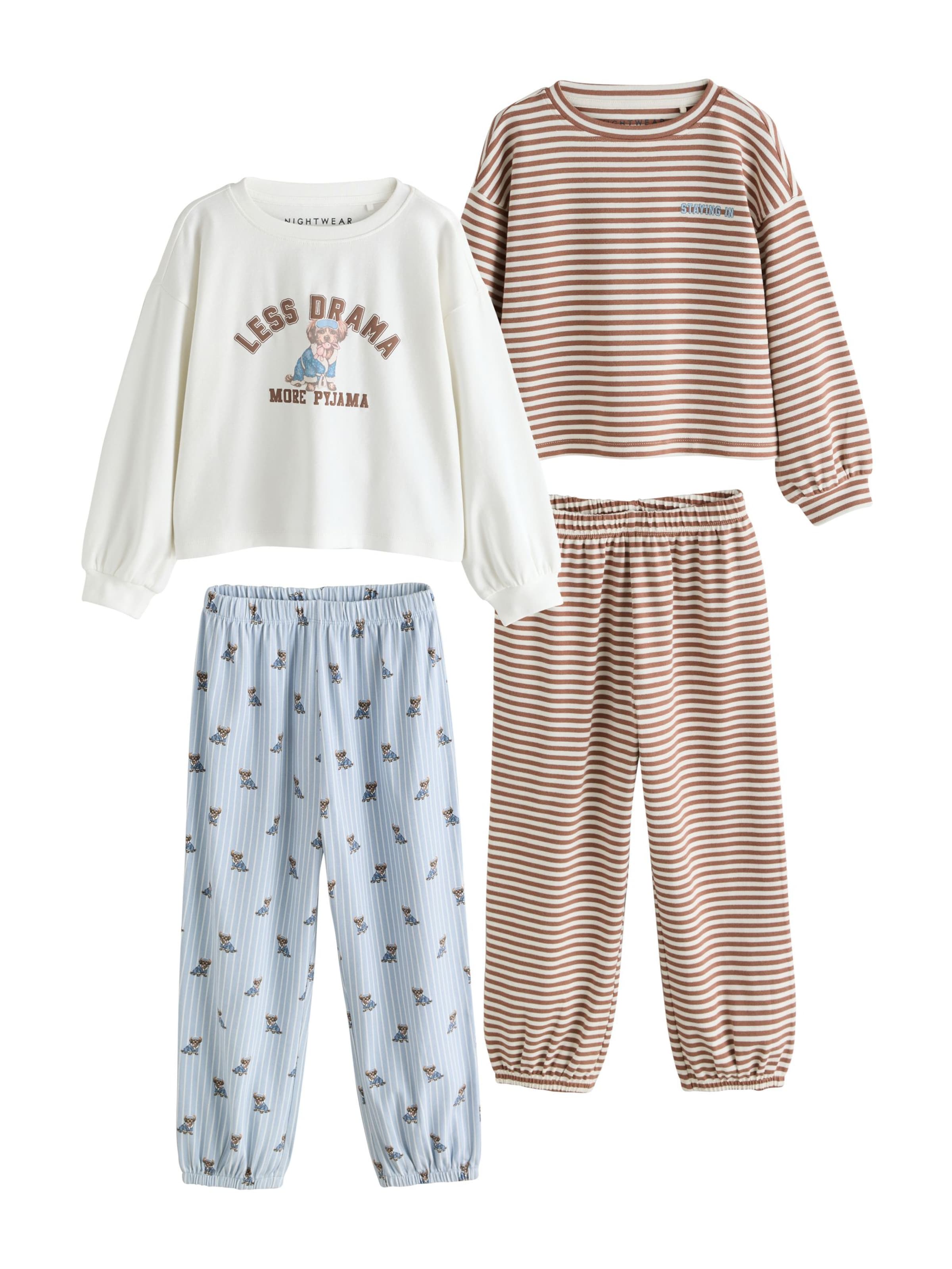 Next - Pijama en azul: frente