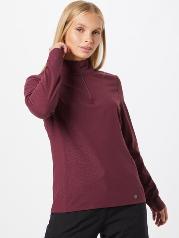 KILLTEC Athletic Sweatshirt in Red: front