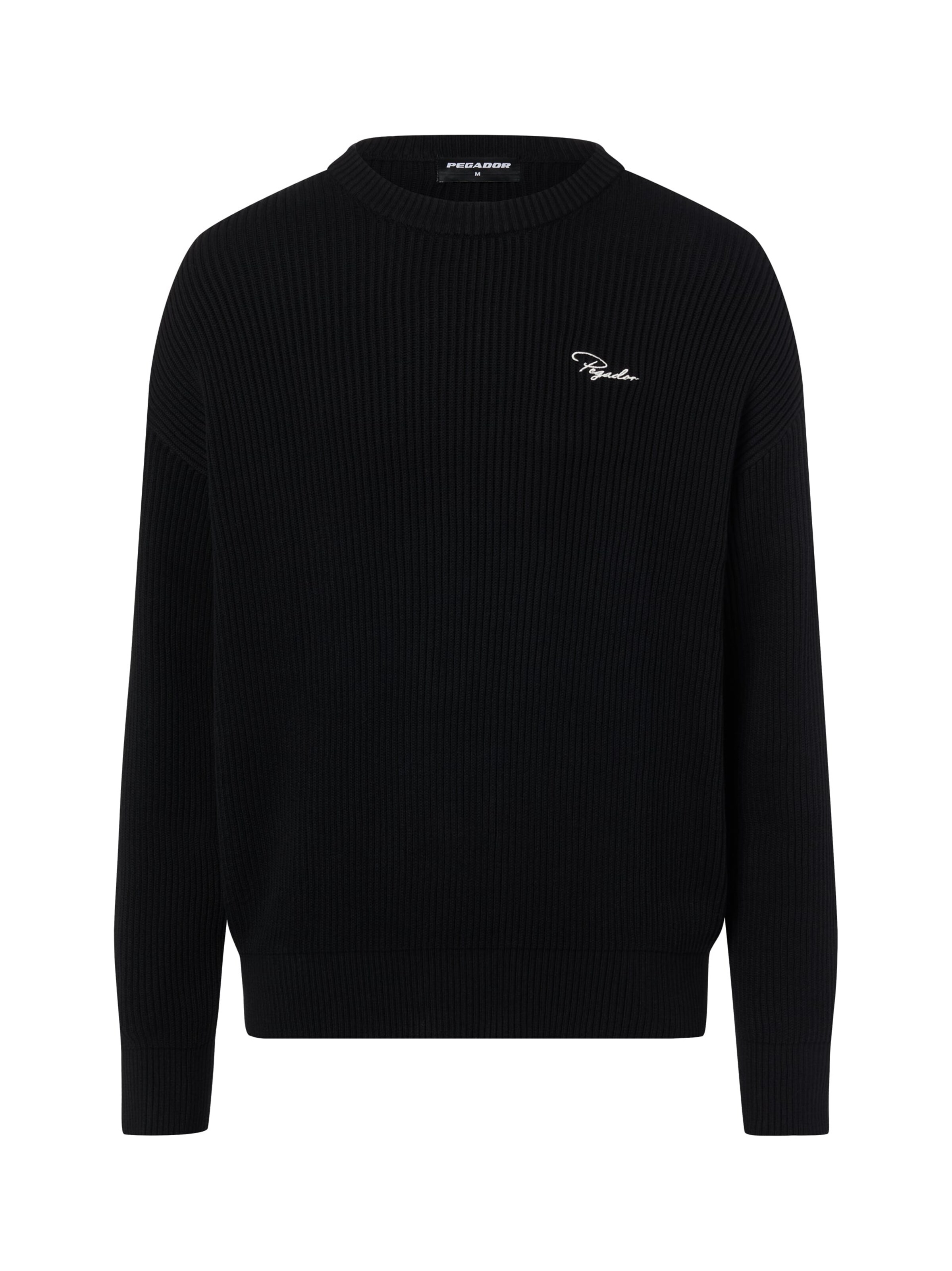 Pegador Trui 'Signar' in Zwart: voorkant