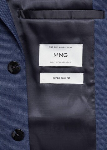 MANGO MAN Slim fit Suit Jacket 'Paris' in Blue