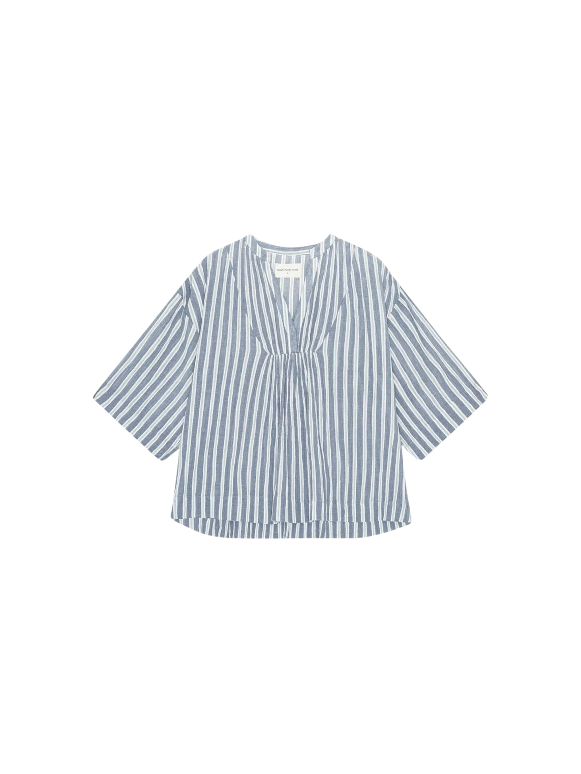 moshi moshi mind Bluse 'Simple' i blå: forside