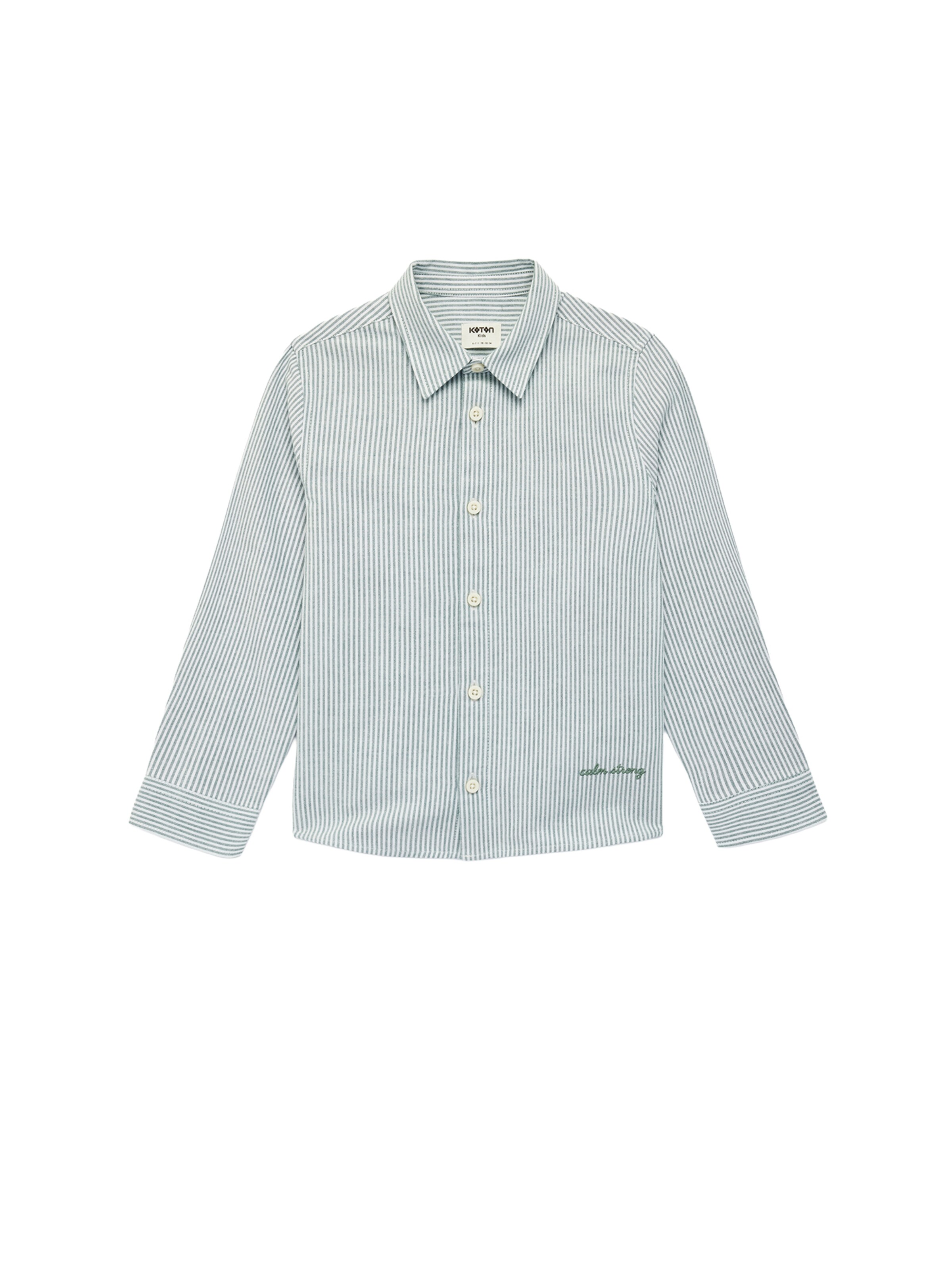 Koton Button Up Shirt in 146-152 in Ecru / Mint, Item view