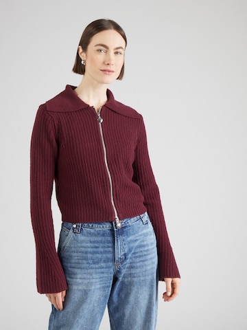 Monki Strickjacke in Rot: Vorderseite
