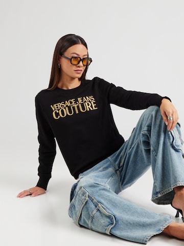Versace Jeans Couture - Sudadera en negro: frente