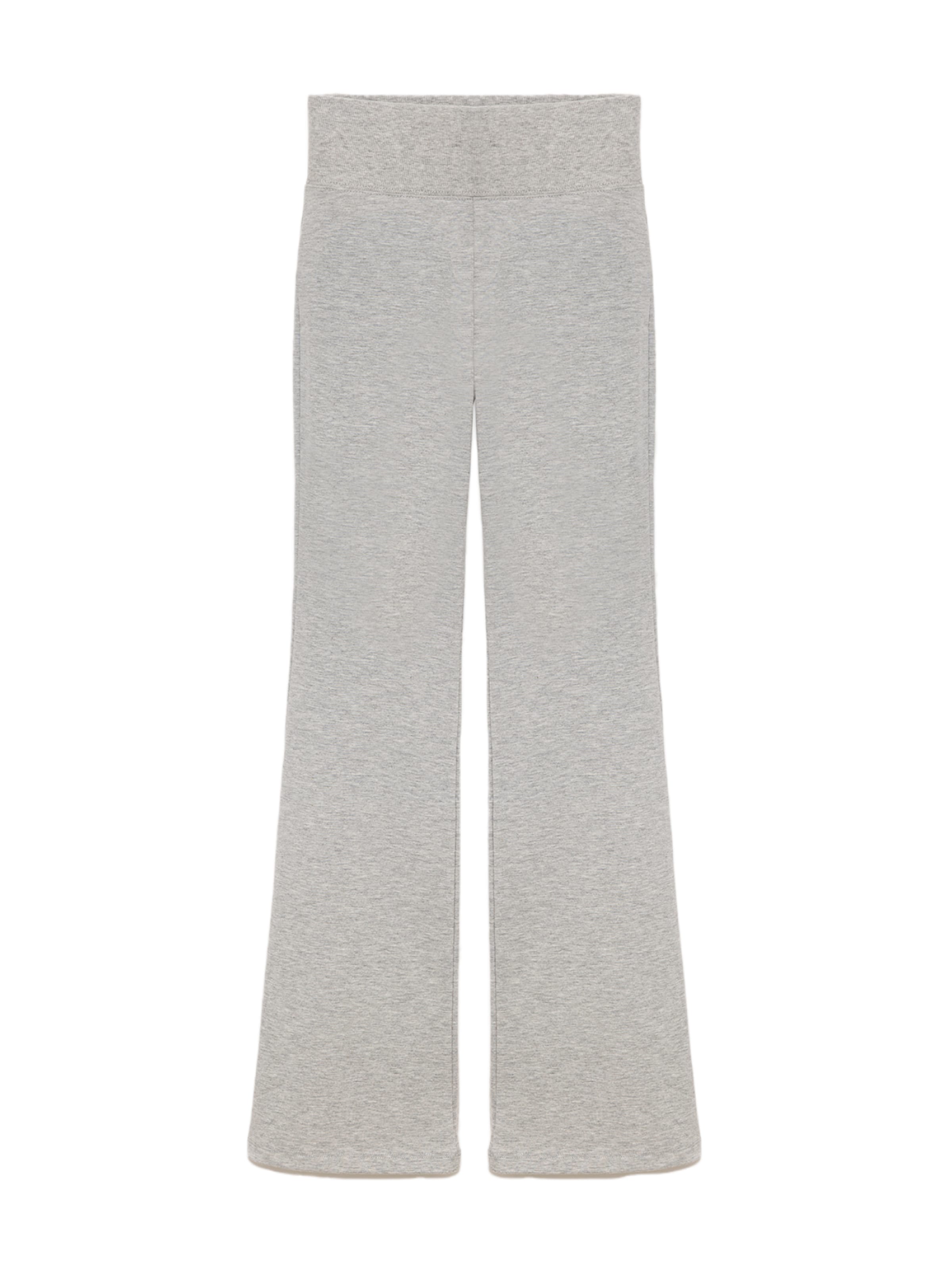 No Matter What Flared Chino trousers in Grey: front