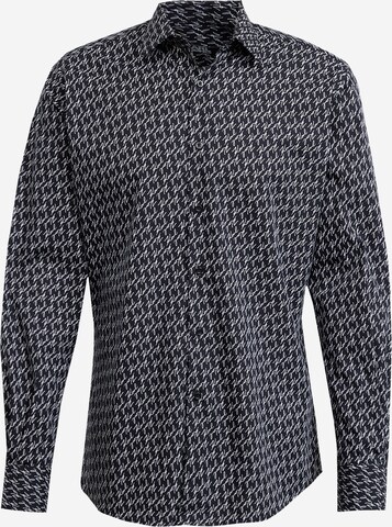 Karl Lagerfeld Regular fit Overhemd in Zwart: voorkant