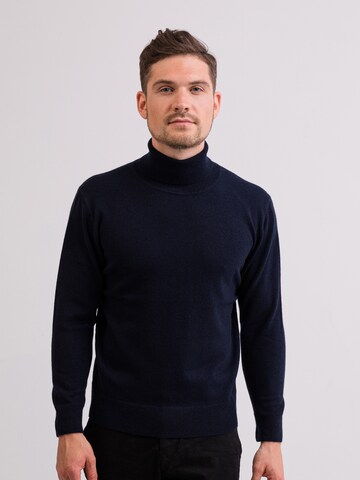 Pull-over CASH-MERE.CH en bleu : devant