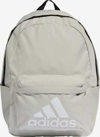 ADIDAS SPORTSWEAR Sports Backpack 'Classic Badge of Sport' in Grey: front