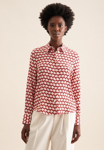 SEIDENSTICKER Bluse 'Schwarze Rose' in Rot: Vorderseite