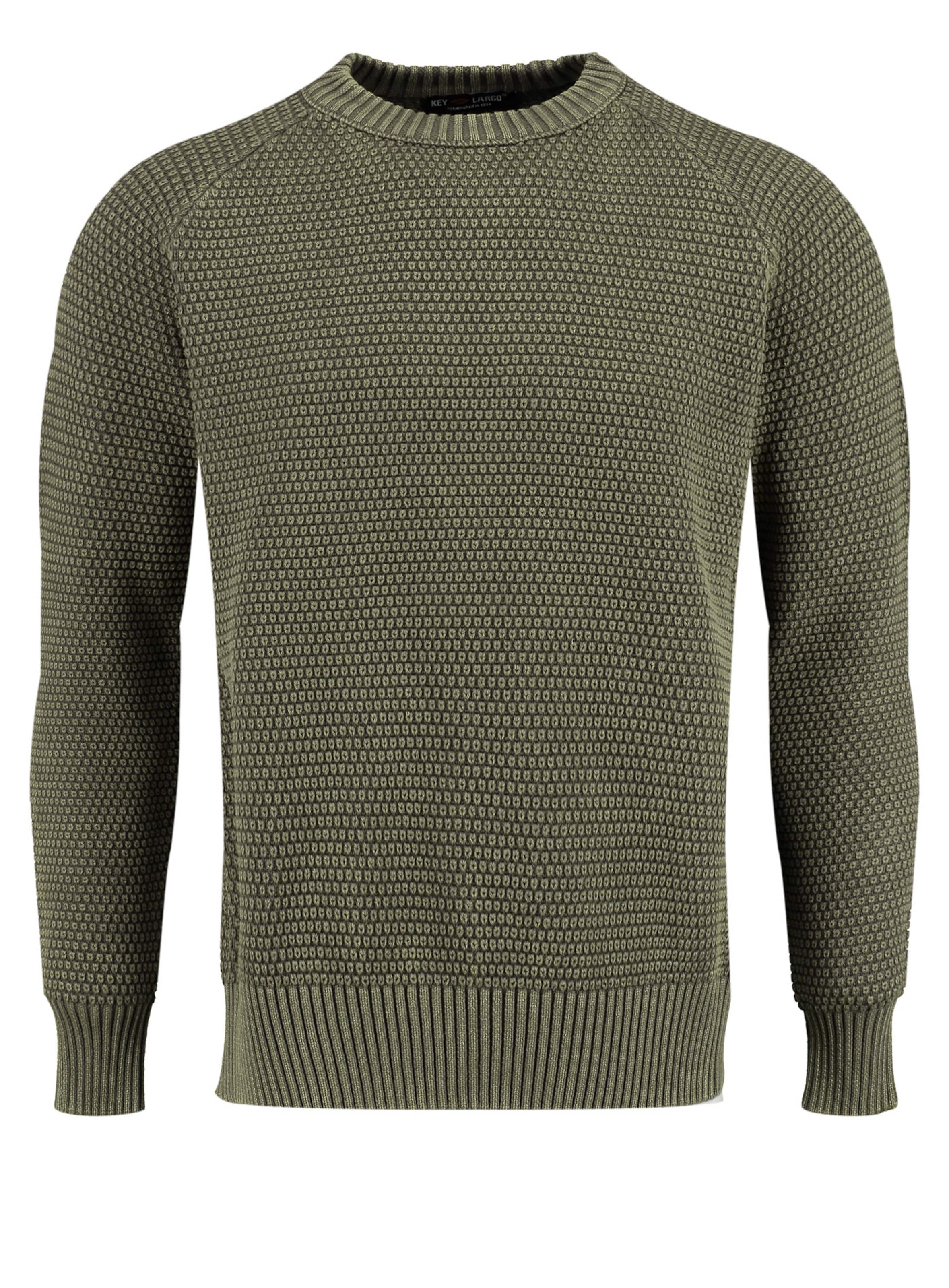 Key Largo Trui &#x27;Robbie&#x27; in Groen: voorkant