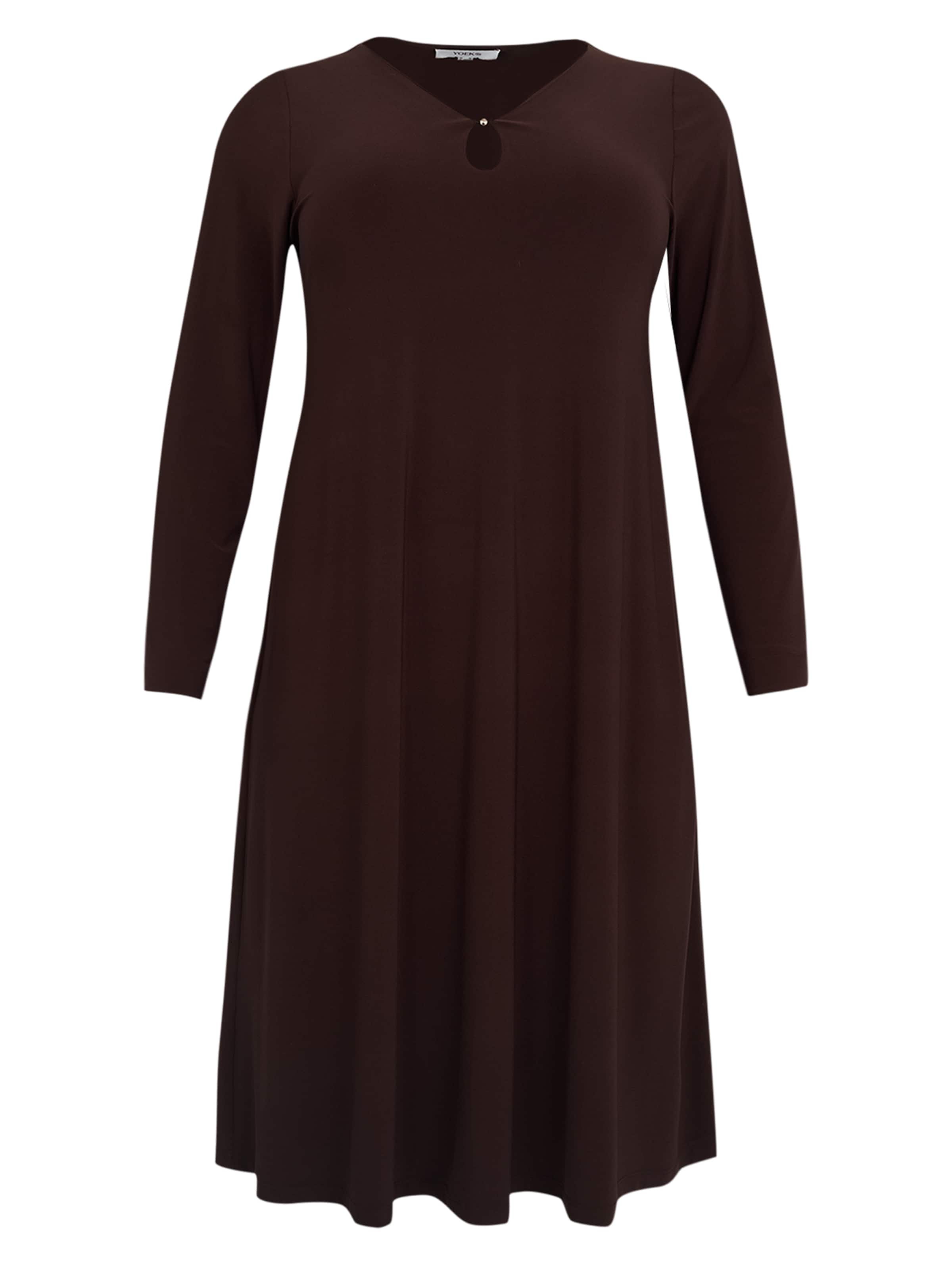Robe YOEK en marron : devant