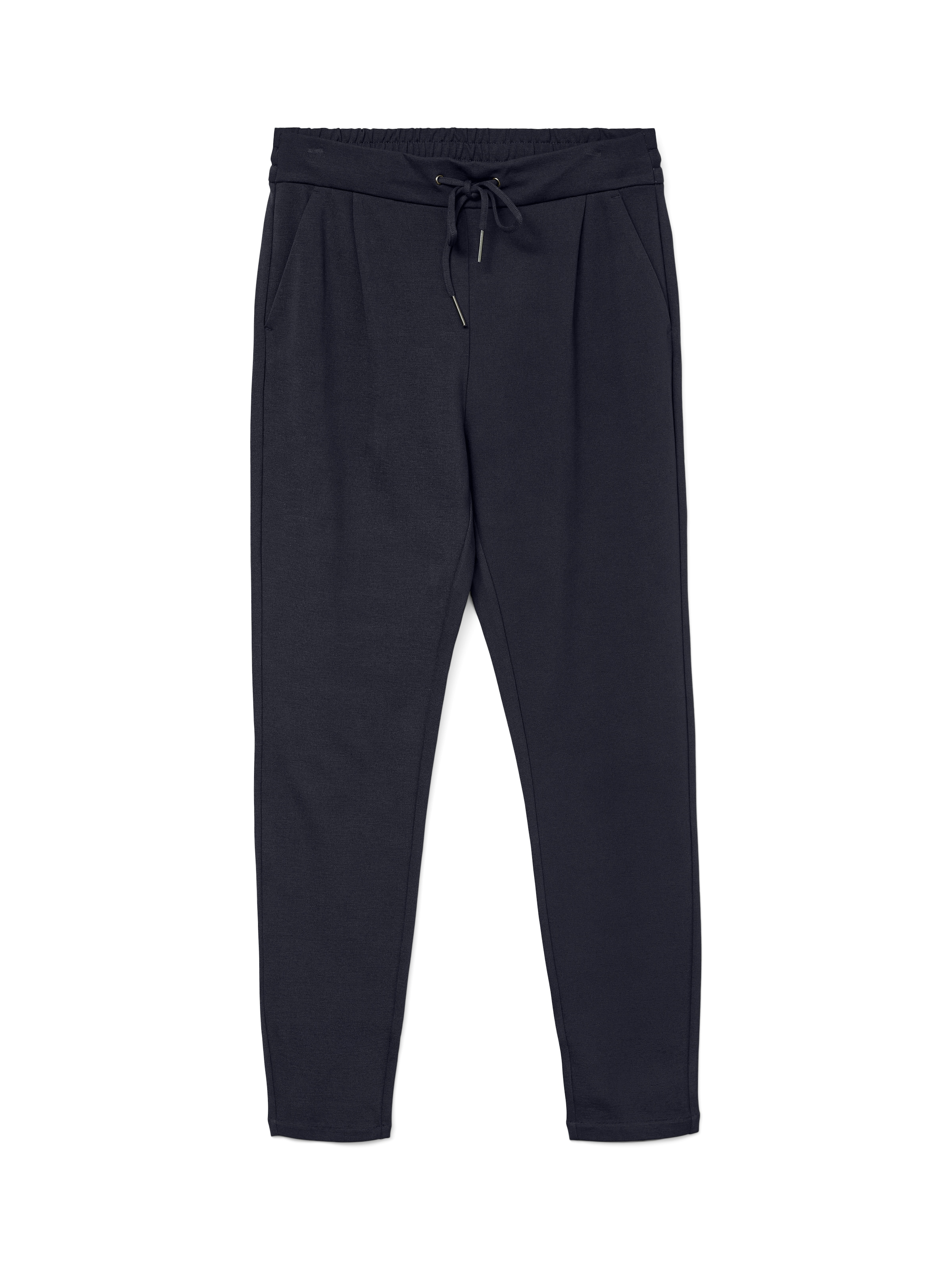VERO MODA Tapered Pleat-Front Pants 'Eva' in Blue: front