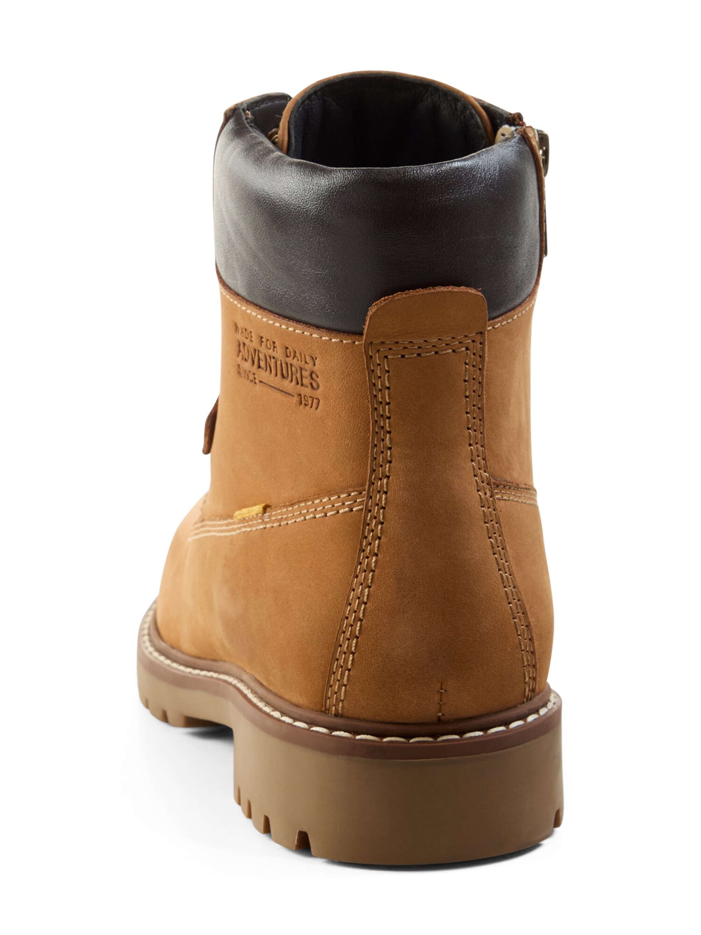 CAMEL ACTIVE Schnürboot mit seitlichem Reißverschluss in Braun