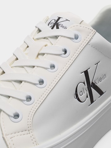 Calvin Klein Jeans Nízke tenisky 'VULC' - Biela