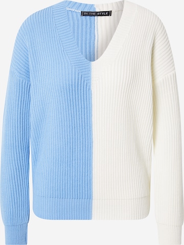In The Style Пуловер 'OLIVIA' в синьо: отпред