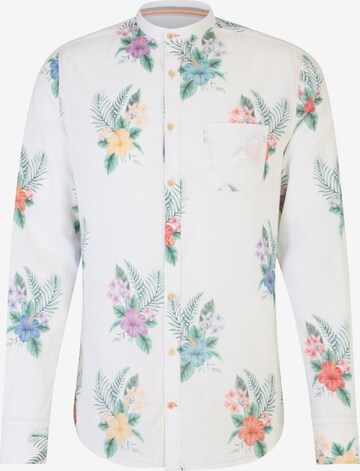 COLOURS & SONS Button Up Shirt in White: front