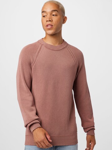 HUGO Red Sweater 'Sdip' in Brown: front