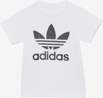 ADIDAS ORIGINALS Shirt 'Trefoil ' in Wit: voorkant