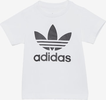 ADIDAS ORIGINALS Shirt 'Trefoil' in Wit: voorkant