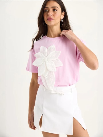 Maglietta 'T-Shirts' di Bianco Lucci in rosa