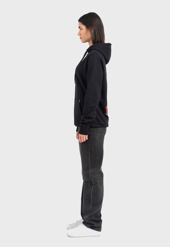Oldskull Sweater 'Asian Neon Djane Logo Graphic' in Black