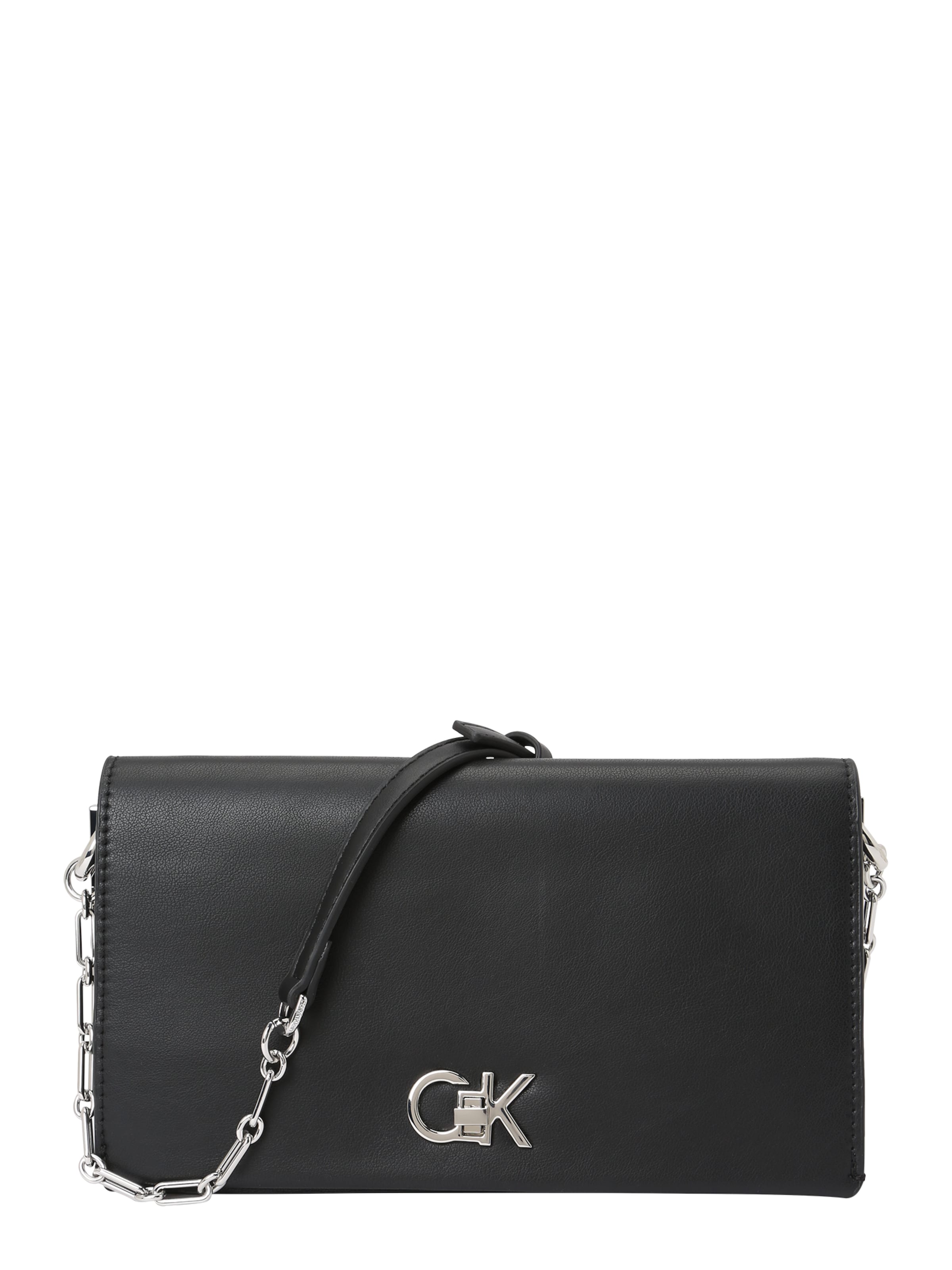 Calvin Klein Õlakott, värv must: eest vaates