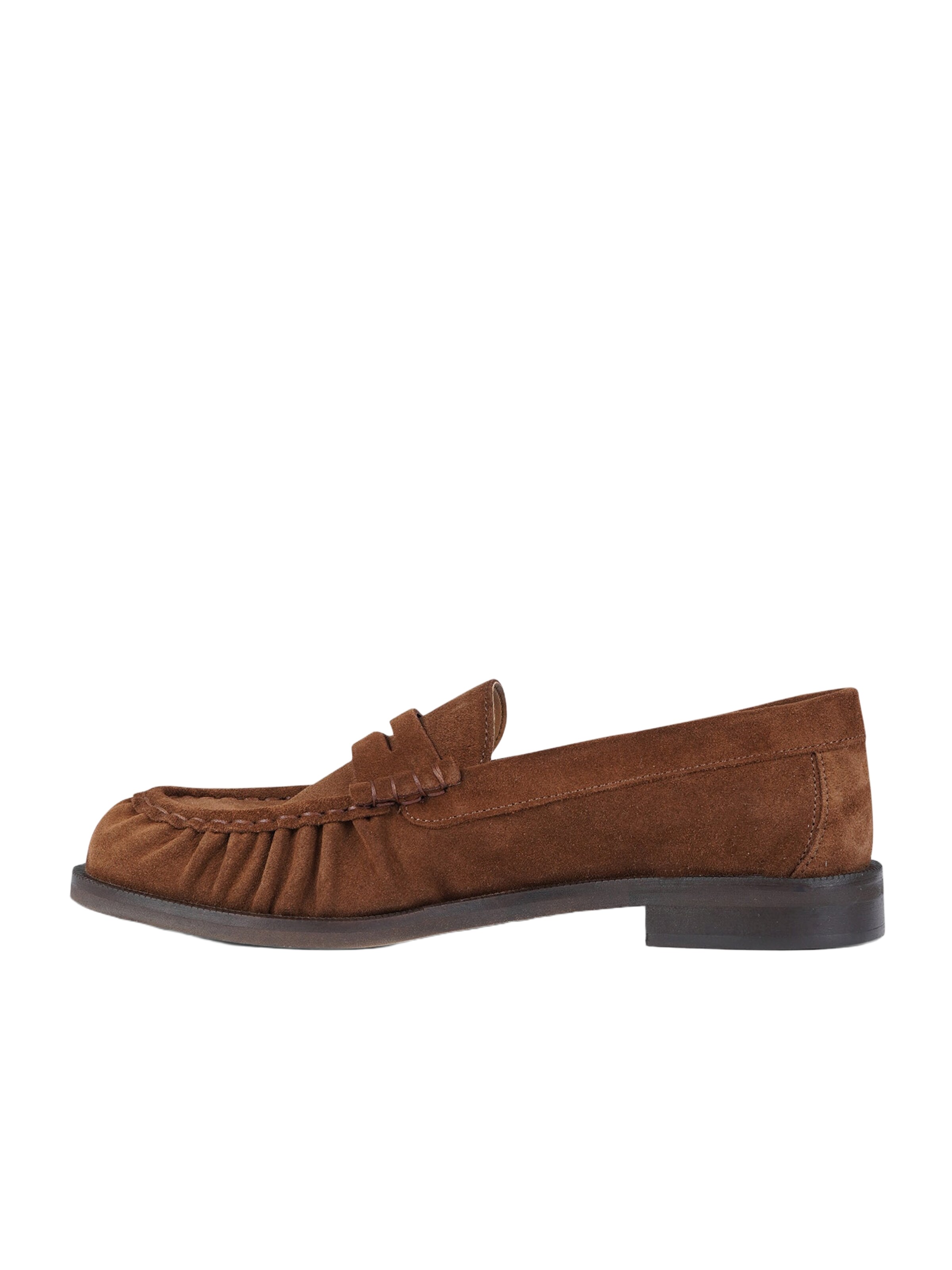 GISEL MOIRE Mocassins in Bruin: voorkant