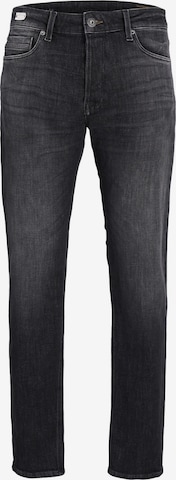 JACK & JONES Slimfit Jeans 'Mike Wood' in Zwart: voorkant