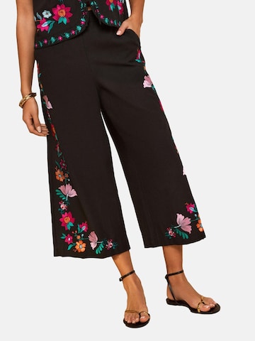 love & roses Wide Leg Housut värissä musta: etupuoli