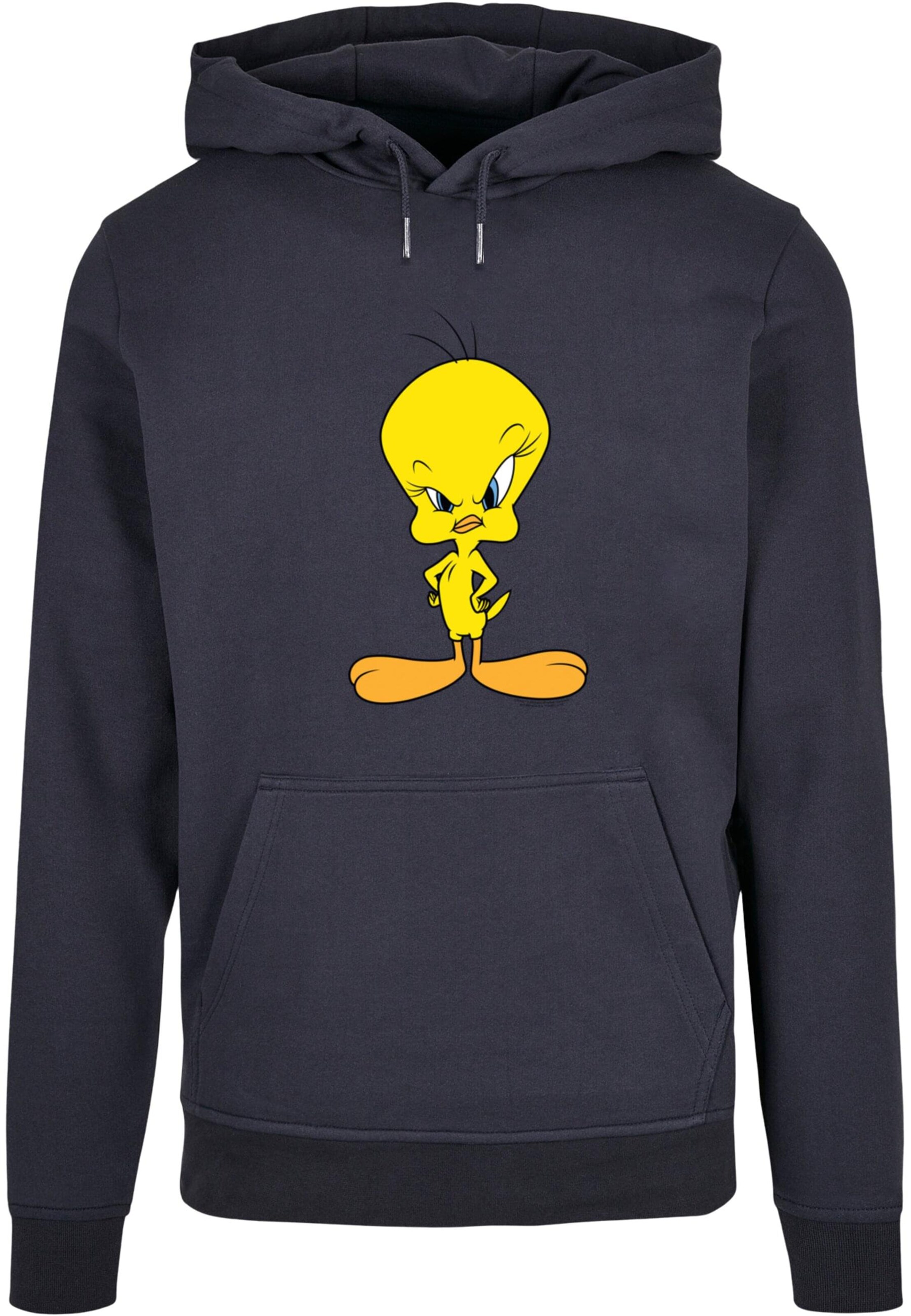 ABSOLUTE CULT Sweatshirt 'Looney Tunes - Angry Tweety' in Blauw: voorkant