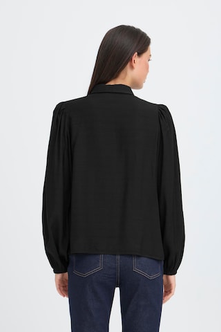 ICHI Bluse 'Ihrhines SH2' i sort
