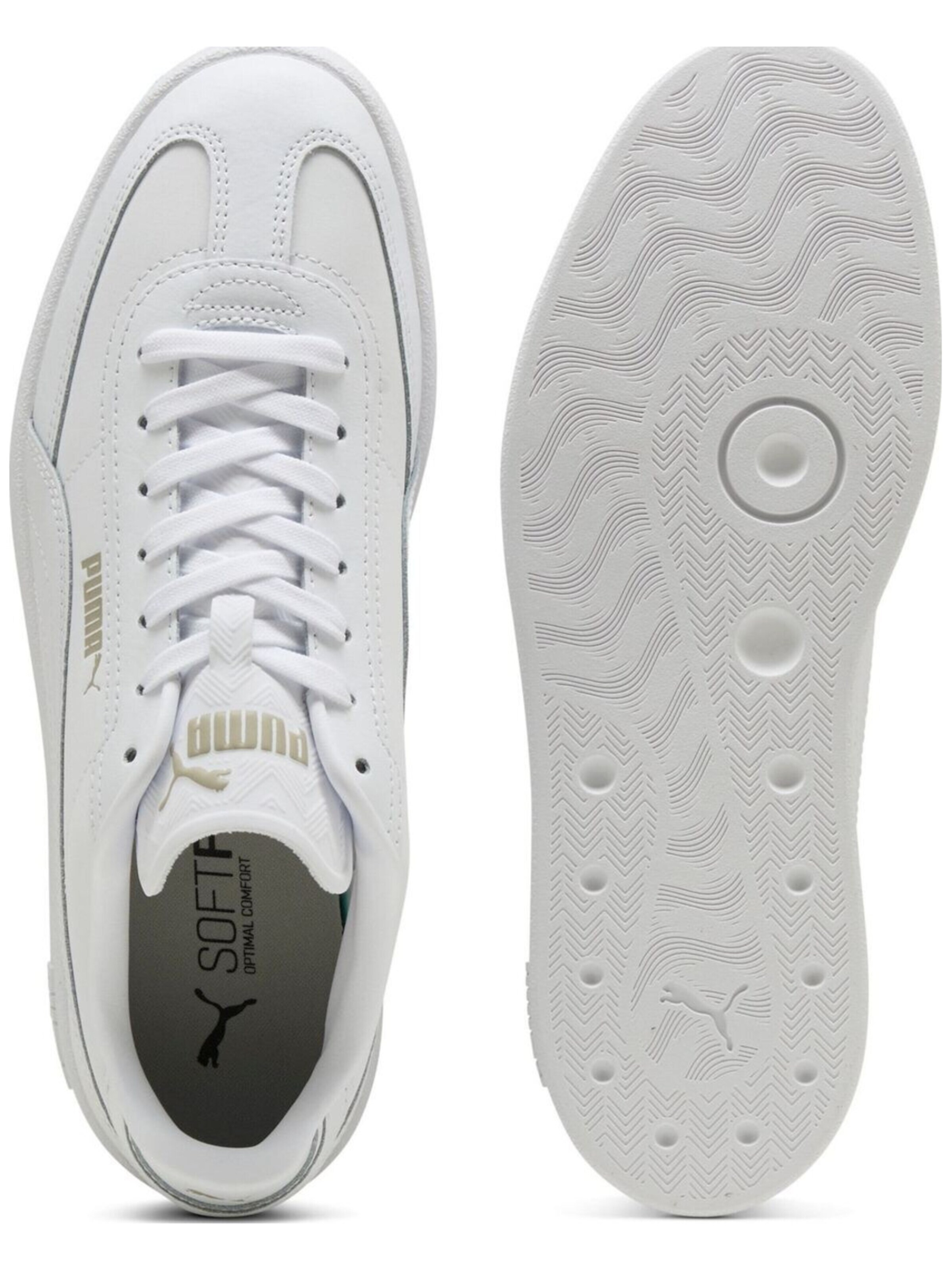 PUMA Sportschoen 'Puma Club II Era L -ice Coffee' in Wit