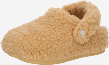 Crocs Тапки 'Classic' в Бежевый: спереди